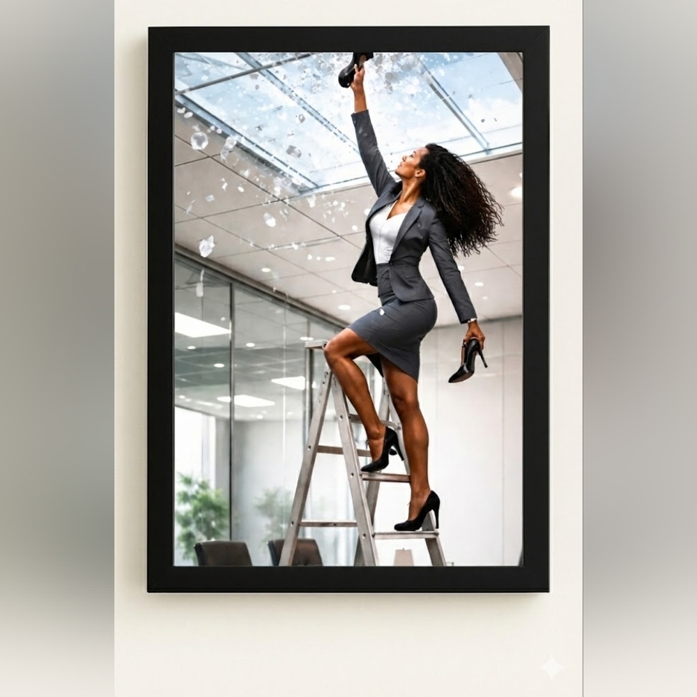 8x10 Frame – “Breaking Barriers” Empowerment Artwork